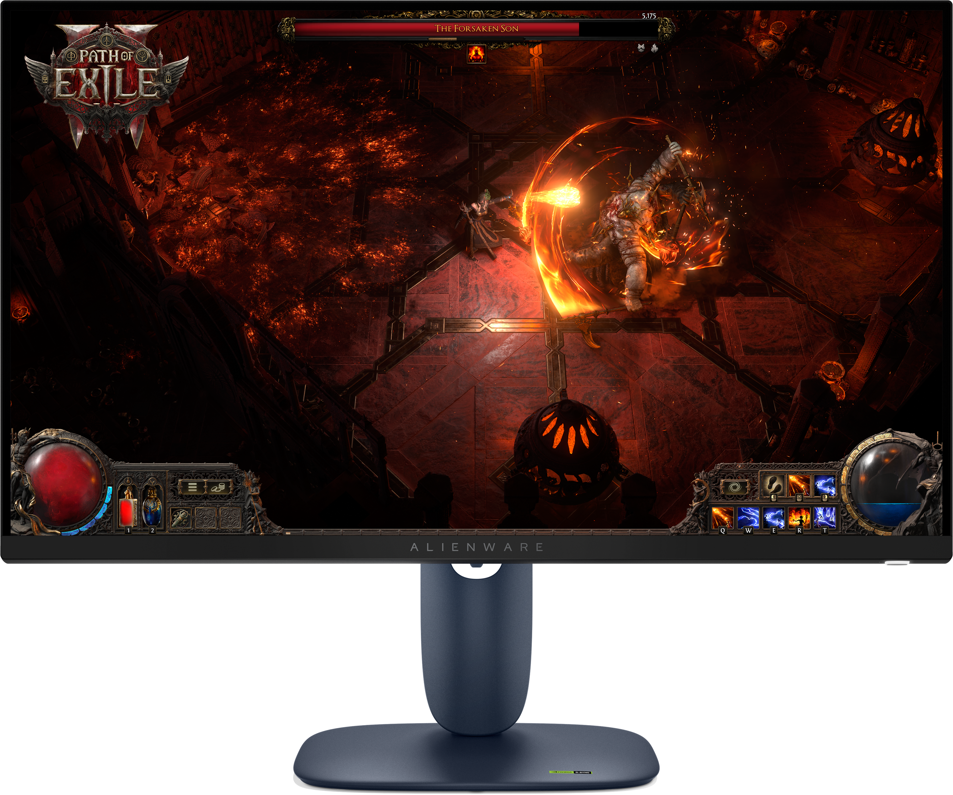 DELL Alienware 27 Gaming Monitor AW2725DM 68.6cm 27inch IPS 2560x1440 16:9 400cd/m2 180Hz HDMI DP USB