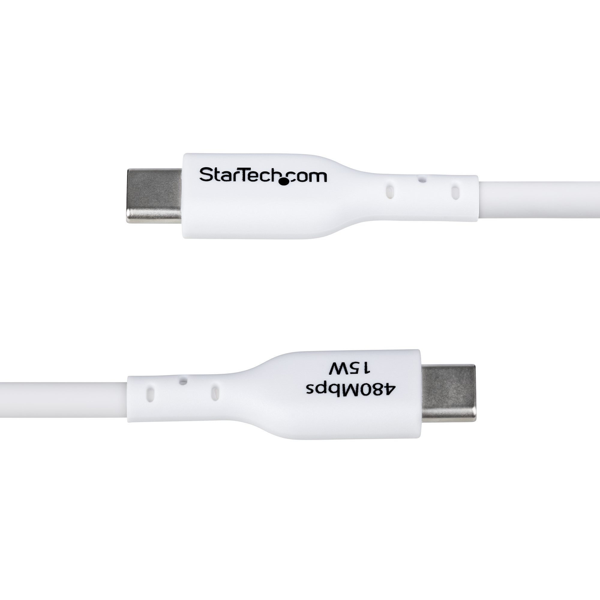 STARTECH.COM 3m USB-A auf USB-C Ladekabel USB-A auf Typ-C Ladekabel 3A Schnellladekabel USB 2.0 Datenubertragung Weiss