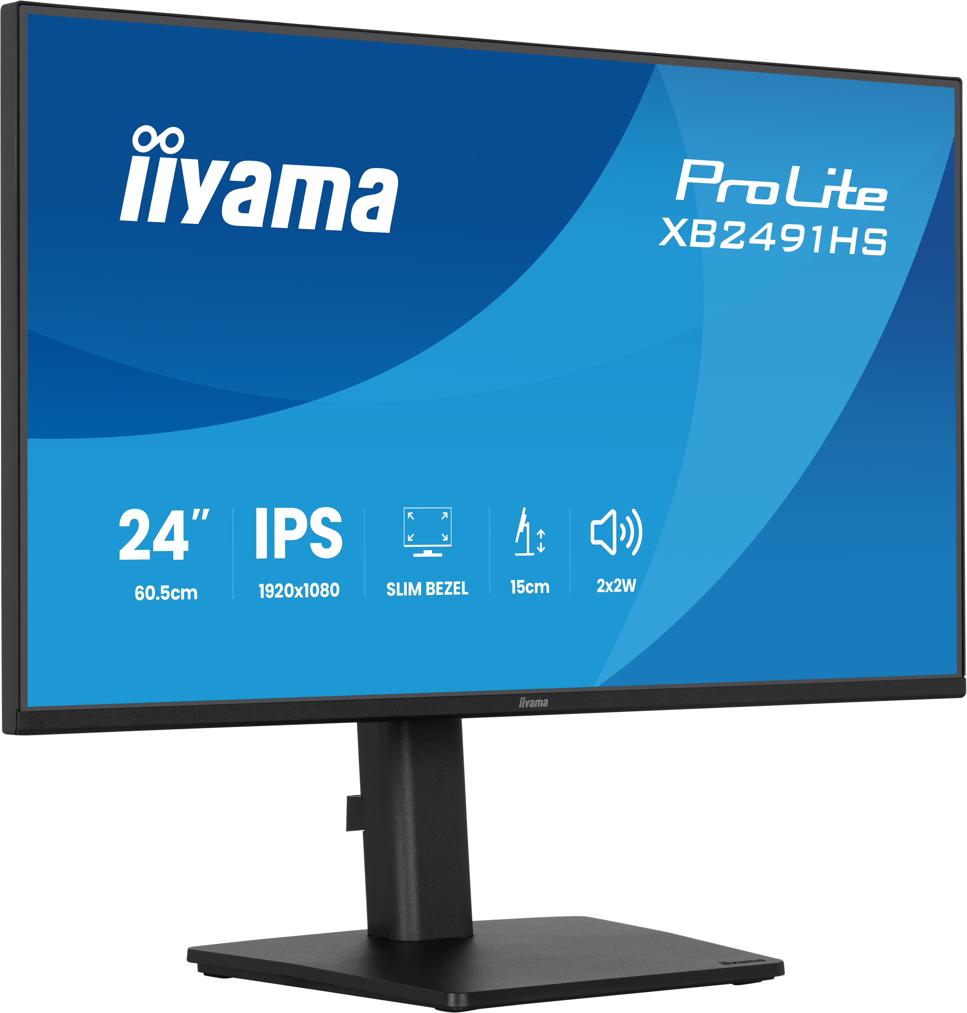 IIYAMA 60,5cm (23,8) XB2491HS-B1 16:9 HDMI+DP IPS Speaker