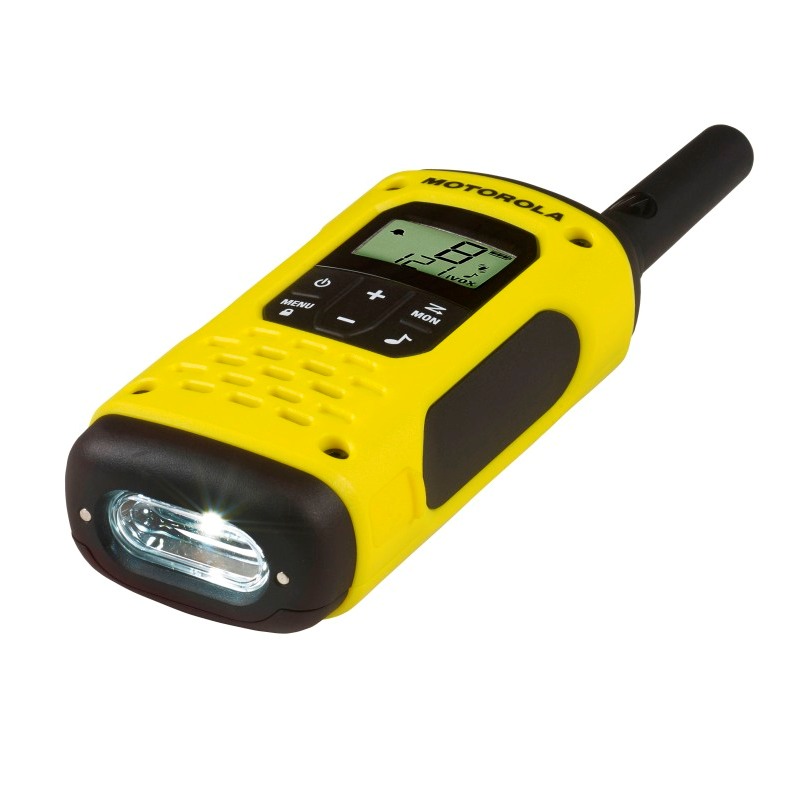 MOT TLKR T92 H2O Twin Pack HFG PMR446 IP67 im Koffer + 2 Funkgeräte + 2 Gürtelclip + 2 NiMh-Akku + Netzladegerät mit 2 USB Steckern