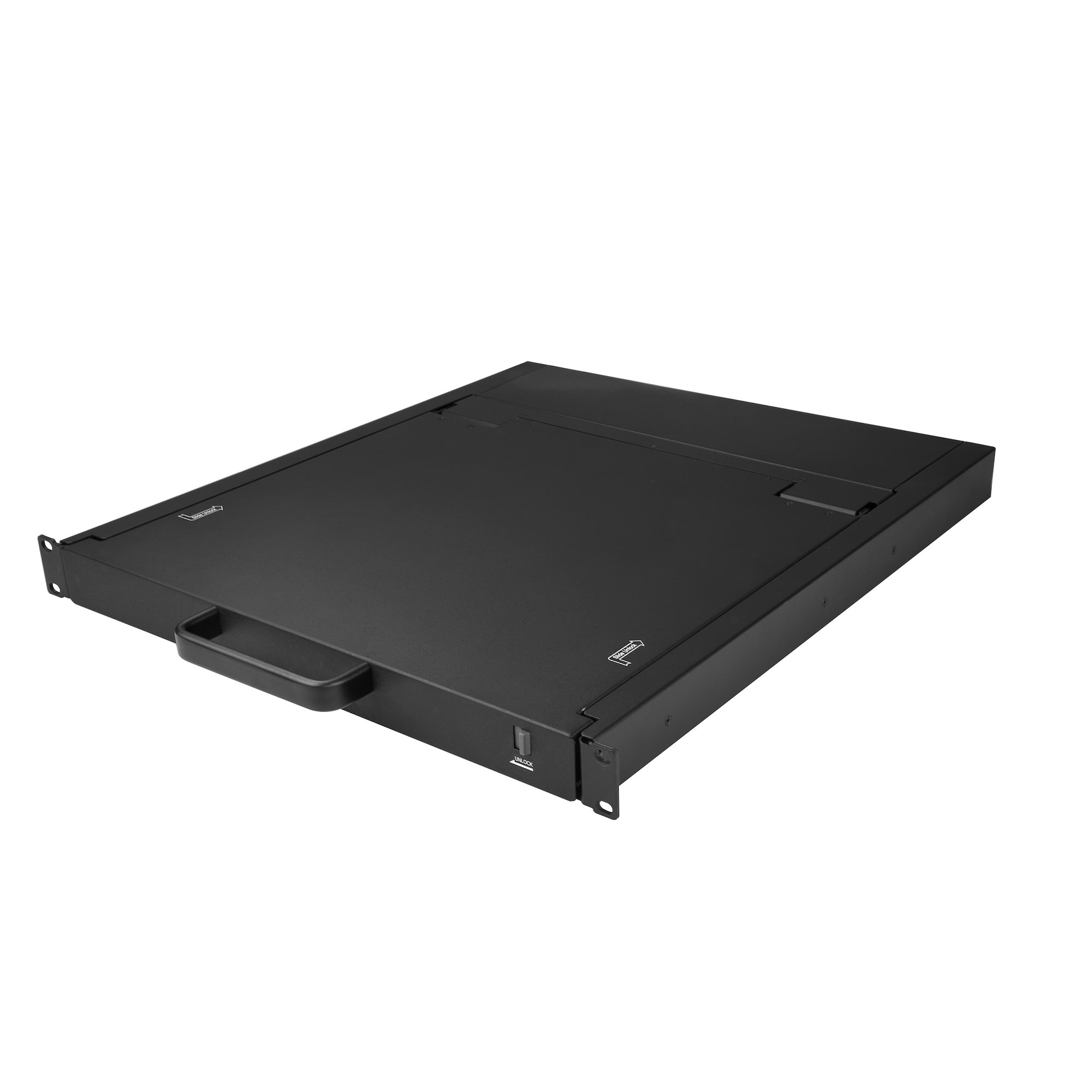 1U SINGLE PORT KVM CONSOLE FOR SERVER RACK - VGA KVM - 19IN