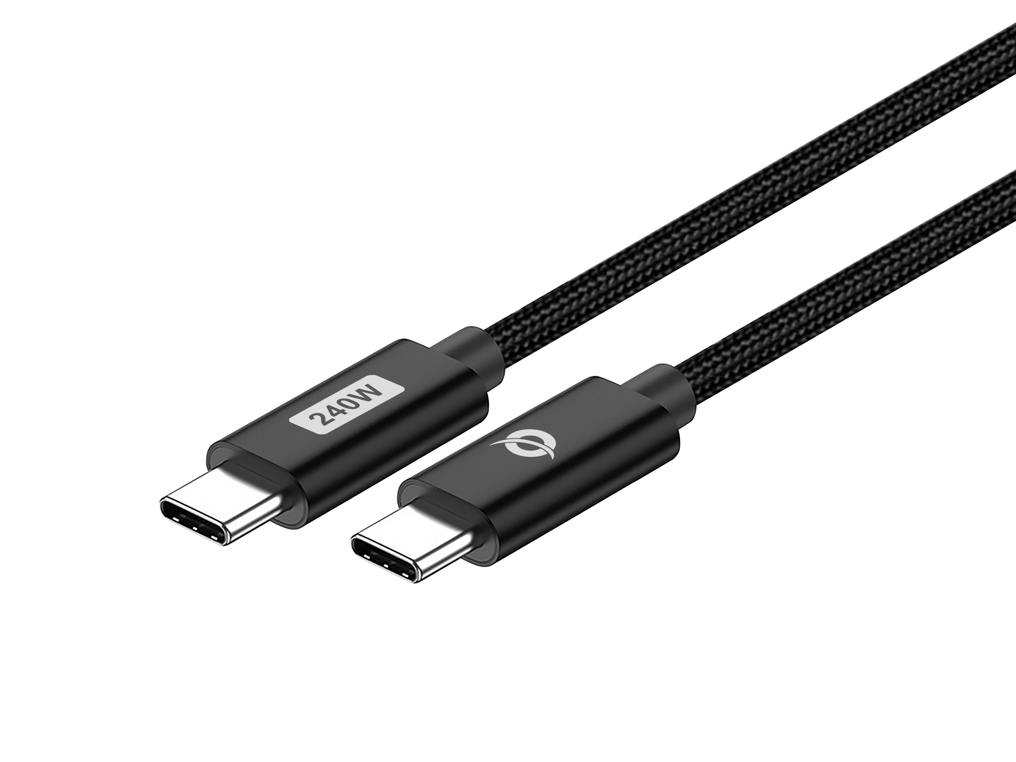 CONCEPTRONIC Kabel USB-C3.1->C 240W/QC 480Mbs 1.20m sw