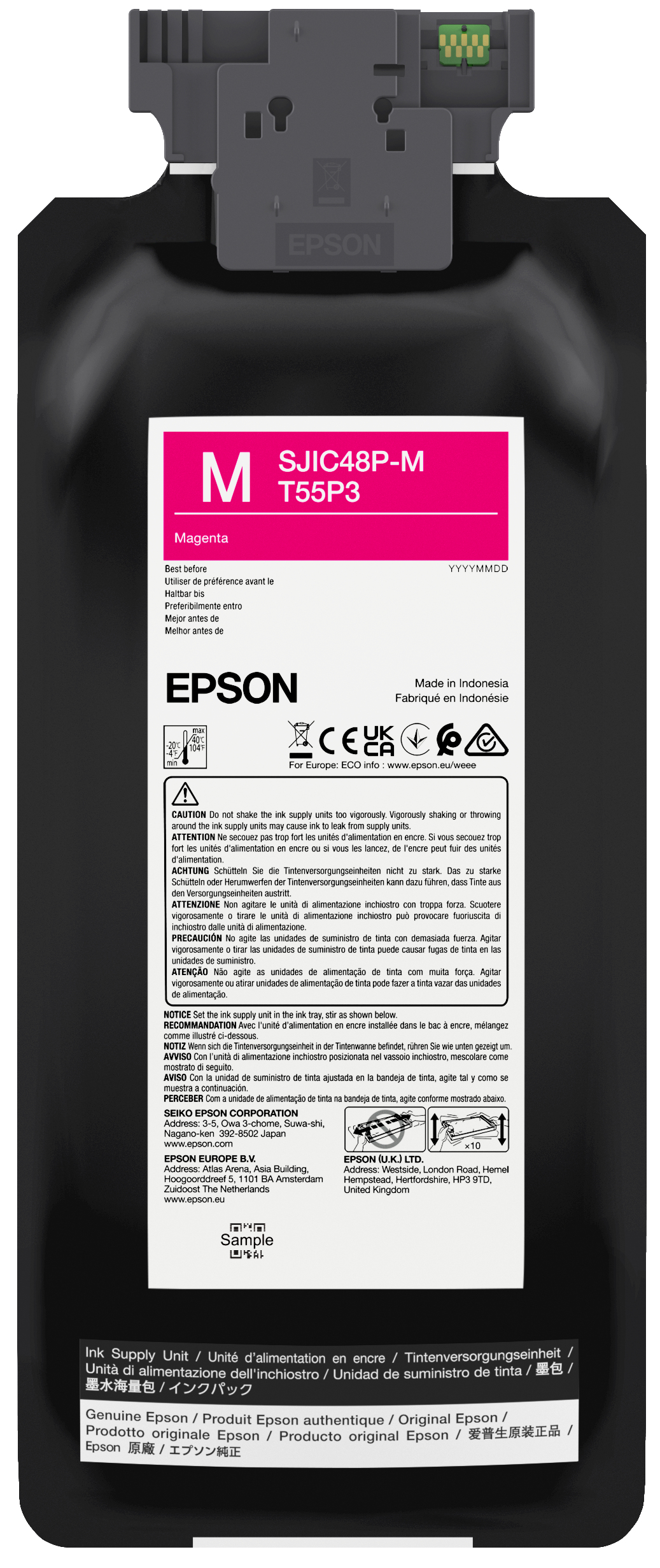 SJIC48P-M INK CARTRIDGE FOR CW C8000E MAGENTA