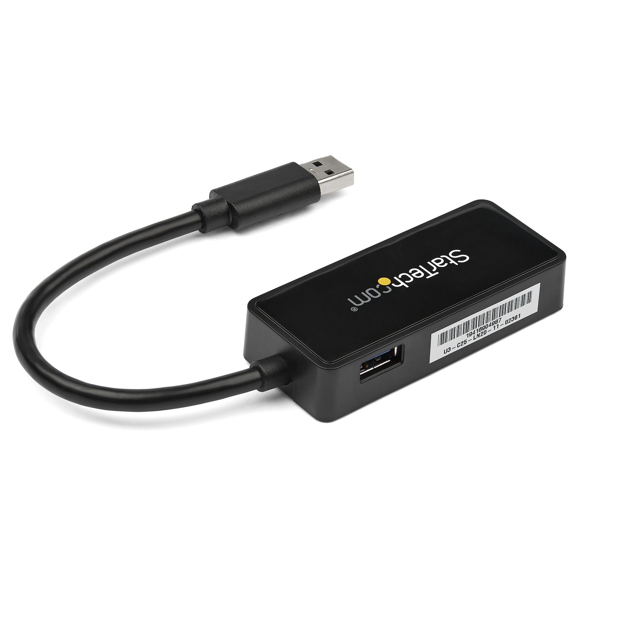 STARTECH.COM USB31000SPTB USB 3.0 to Gigabit NIC Adapter with USB Port