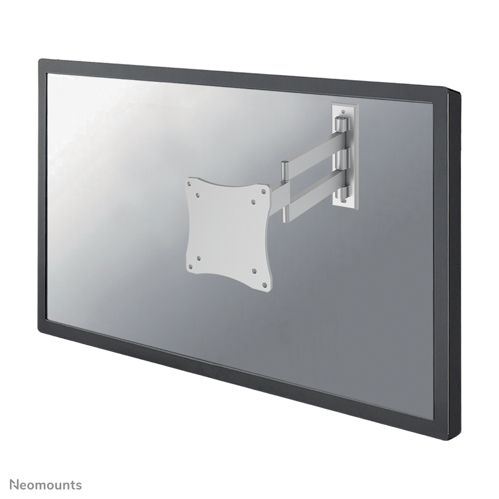 NEOMOUNTS Wall Mount für Flachbildschirme 25,4-60,9cm 10-24Zoll neigbar 12 kg 3 Pivot Silber