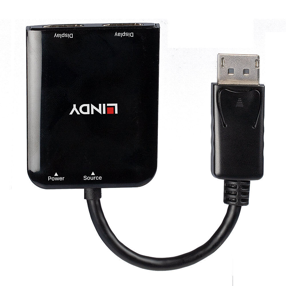 LINDY 2 Port DisplayPort 1.2 MST Hub