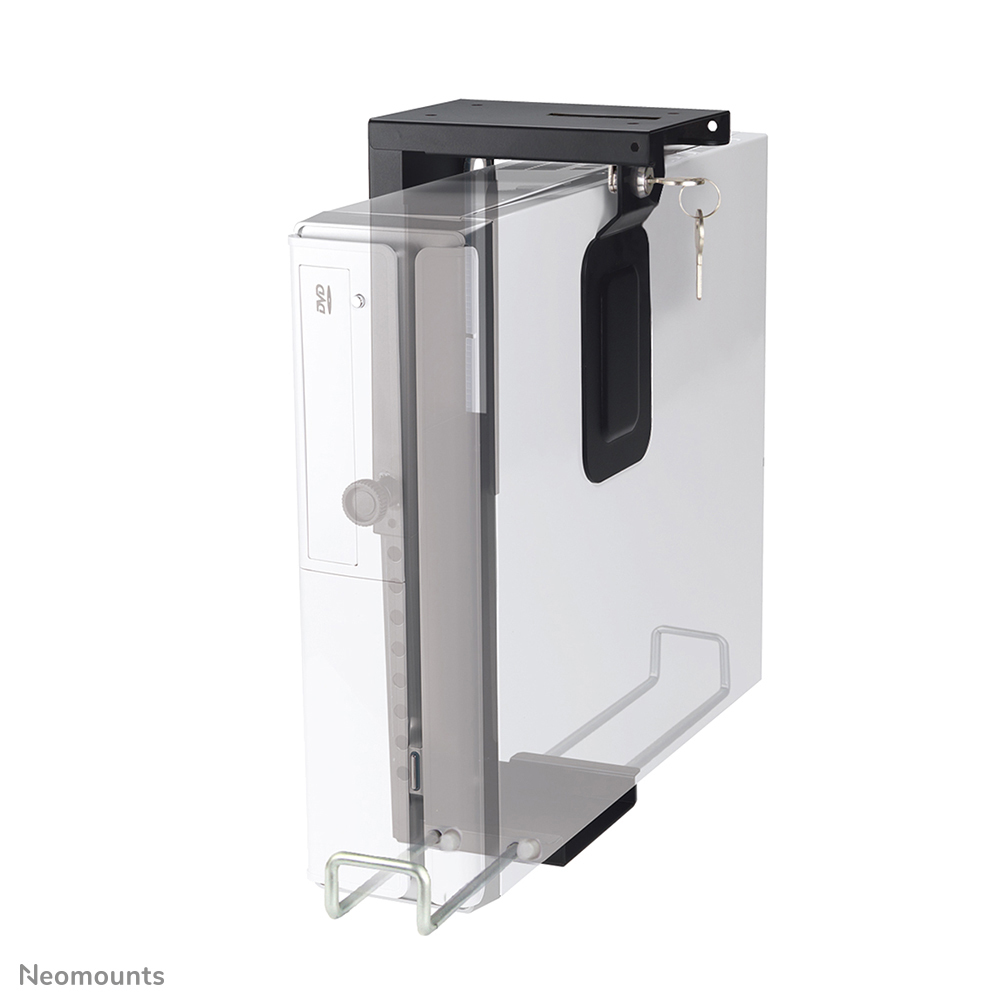 NEOMOUNTS CPU-D075BLACK/LK Rechnerhalter Hoehe 20 bis 36cm 7,87 bis 14,17 Zoll Breite 5 bis 10cm 1,97 bis 3,94 Toll Schlo