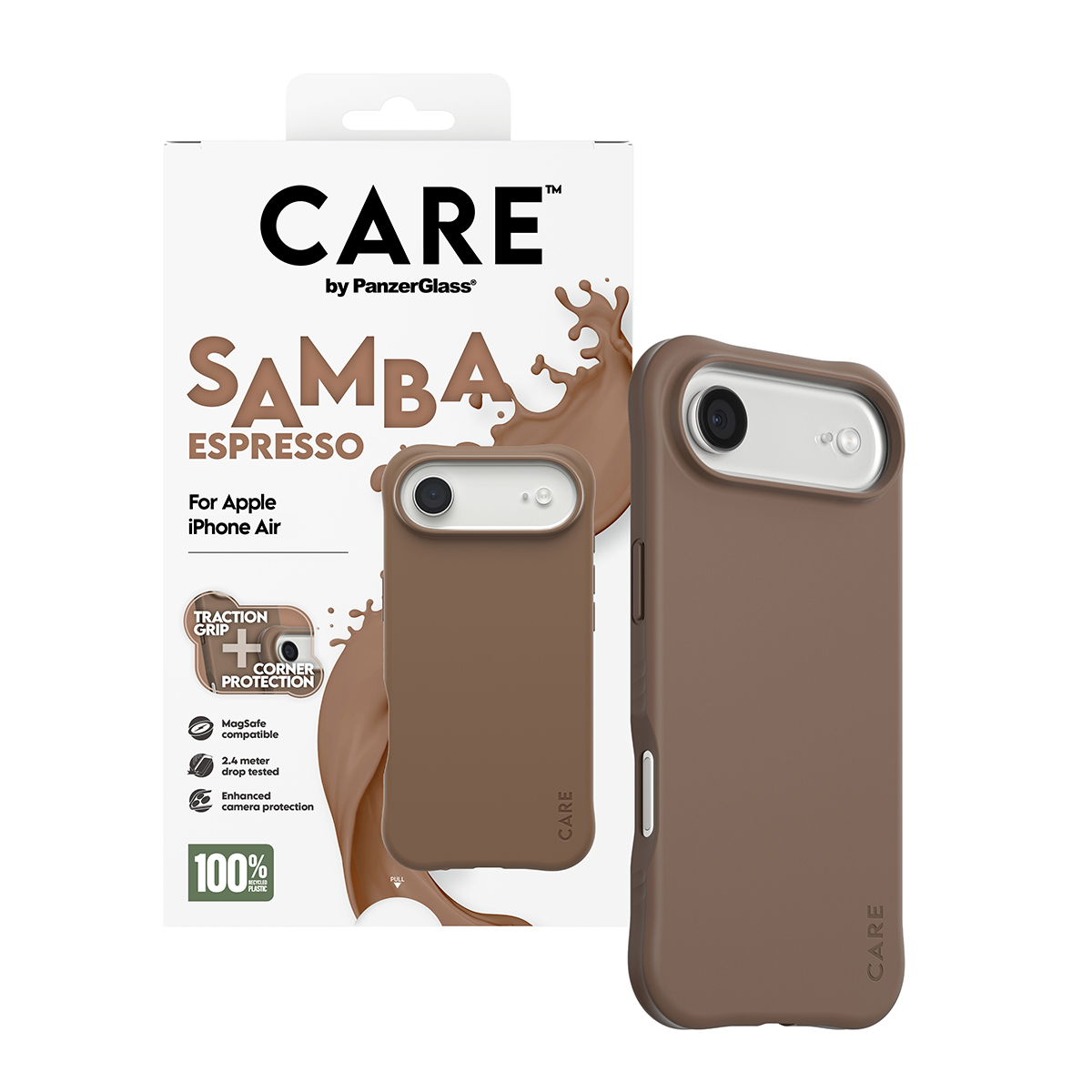 CARE BY FASHIONABLE CASE SAMBA ESPRESSO W. MAGSAFE IPHONE 17 AI