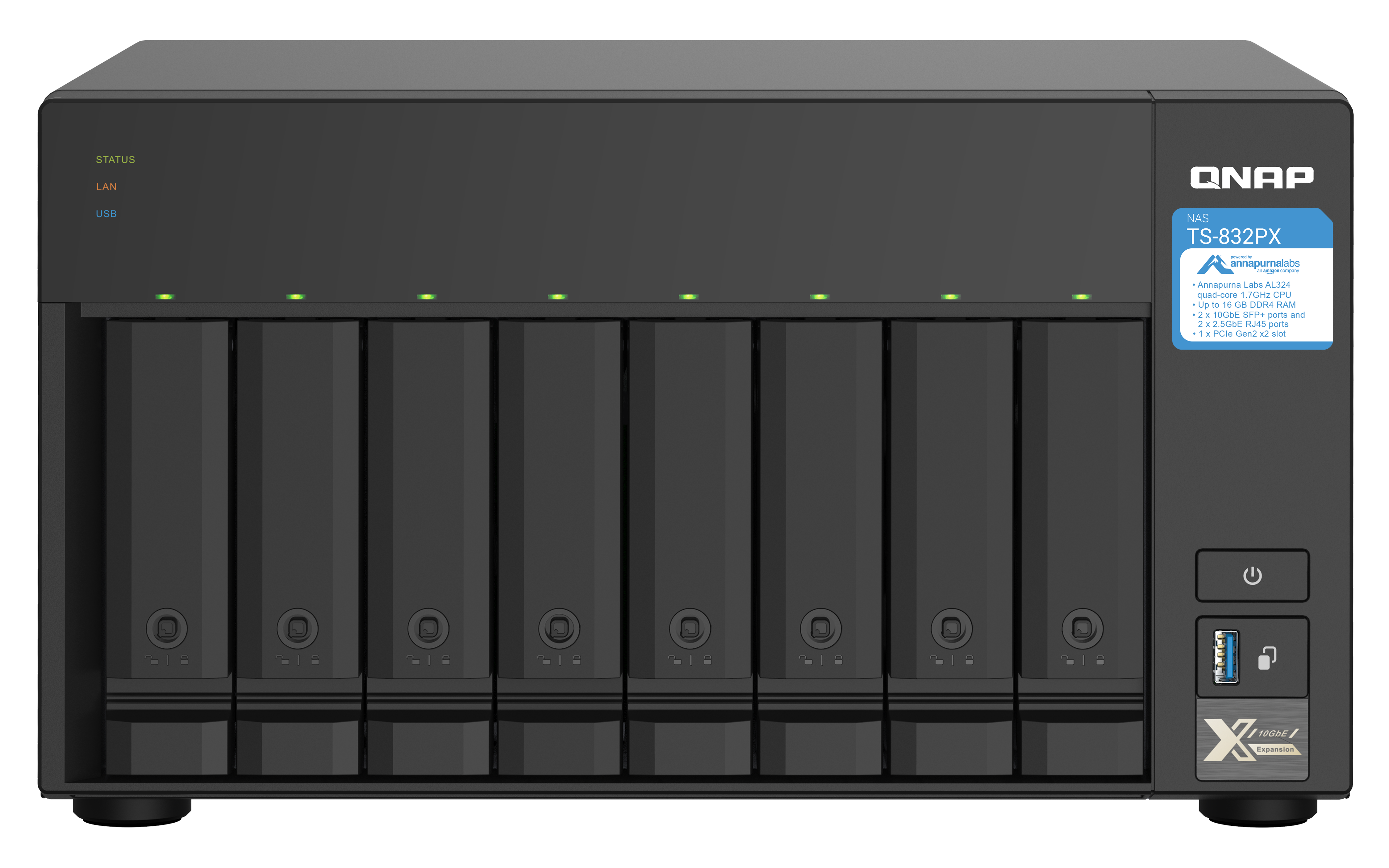 QNAP TS-832PX-4G - NAS-Server