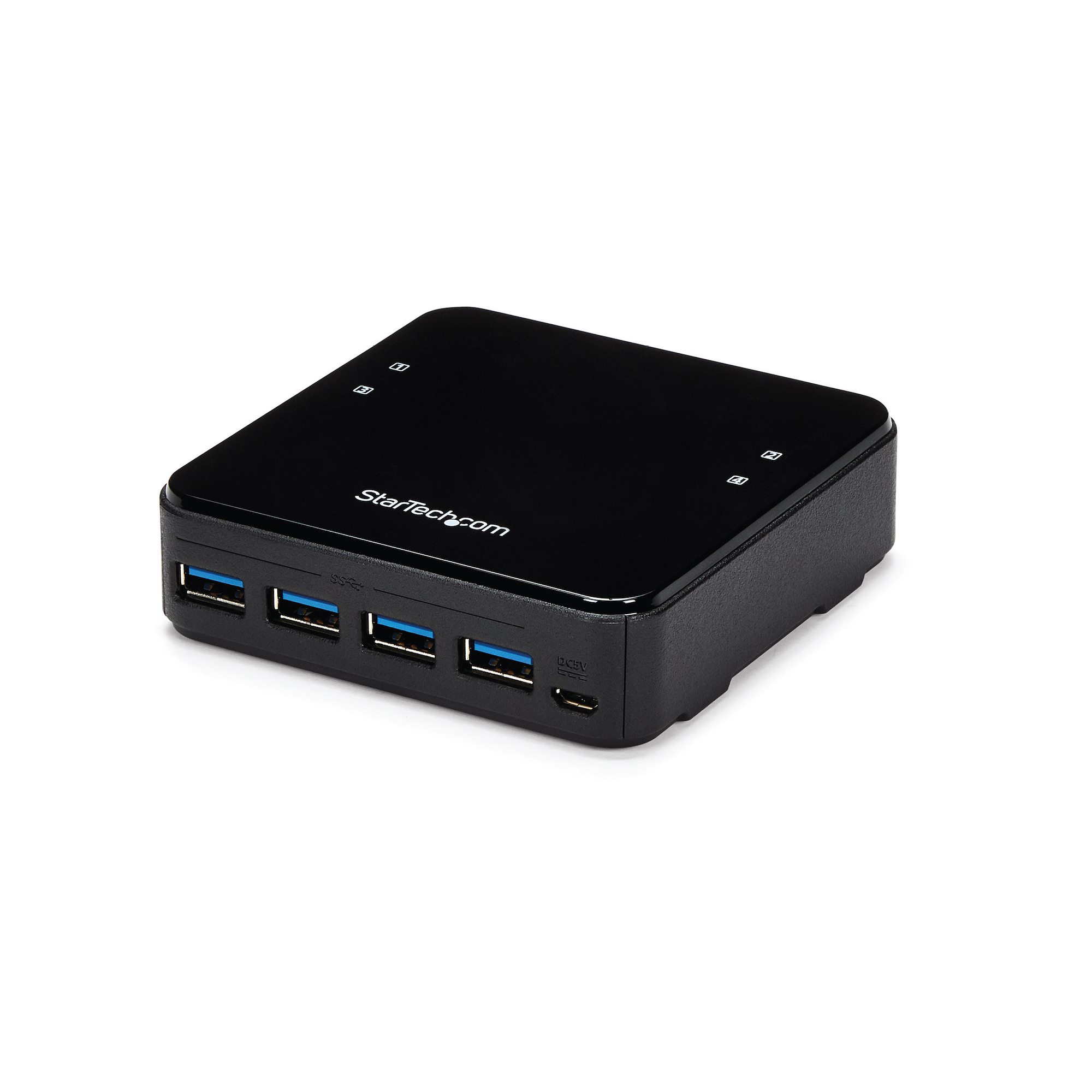 STARTECH.COM USB 3.0 Sharing Switch 4x4 für Peripheriegeräte - USB Umschalter für Mac / Windows / Linux - 4 Port USB 3.0 Switch