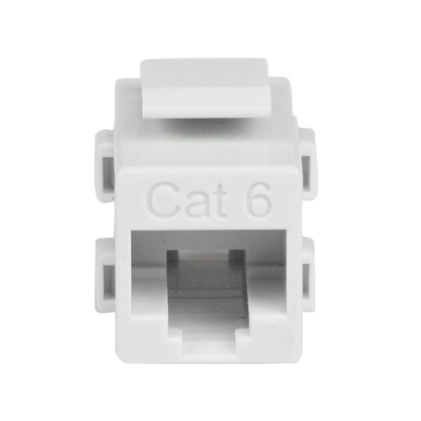WHITE CAT 6 RJ45 COUPLER .