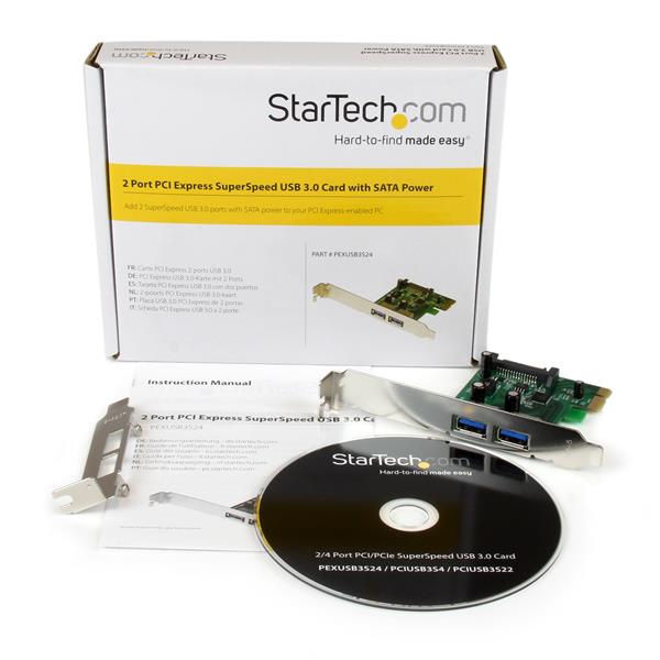 2 PT PCIE USB 3.0 CARD W/ UASP .
