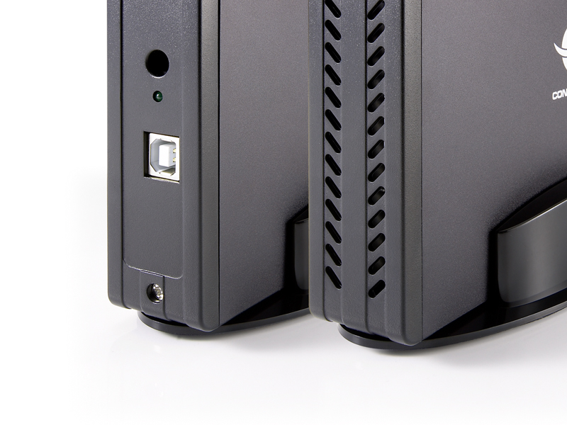 CONCEPTRONIC HDD Gehäuse 3.5SATA HDD/SSD USB-A2.0 480Mbs sw