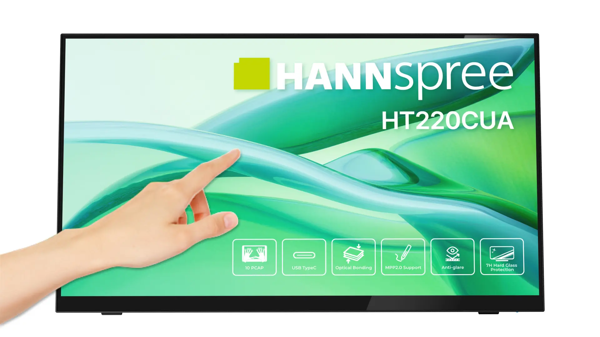 HANNSPREE HT220CUA 54,61cm 21,5Zoll 1920x1080 16:9 270cd/m2 6ms HDMI DP VGA USB (P)