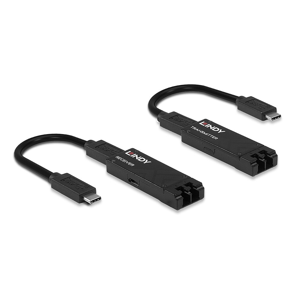 LINDY 100m Fibre Optic USB 3.2 Typ C Extender