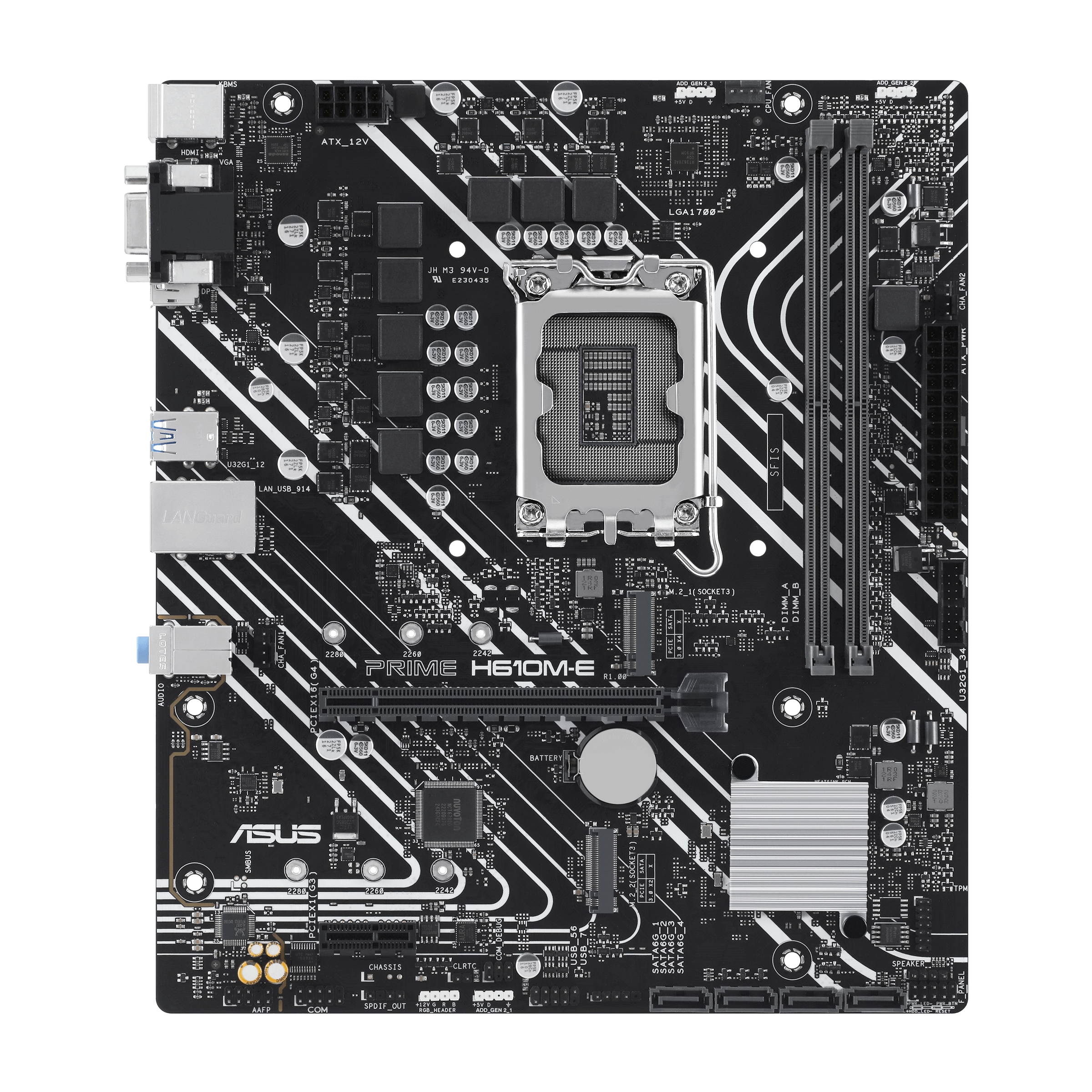 ASUS PRIME H610M-E-CSM LGA1700 microATX MB 2xDDR4 4xSATA 2xM.2
