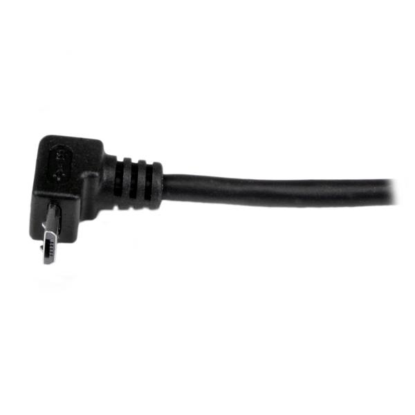 StarTech.com USB A auf Micro USB B Kabel 2 m aufwärtsgewinkelt Schwarz