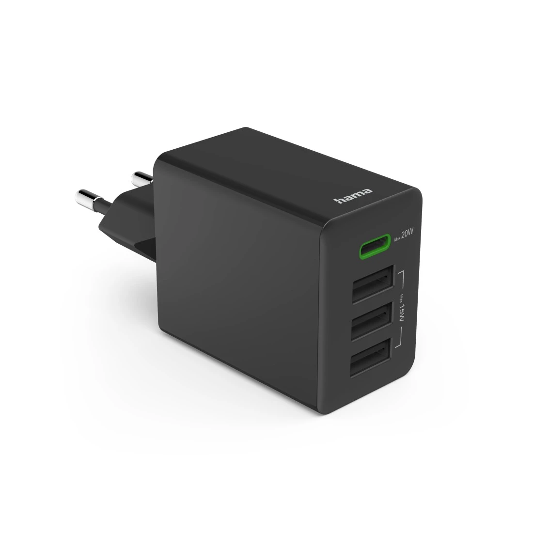 hama Mini Ladeadapter schwarz, 35 Watt