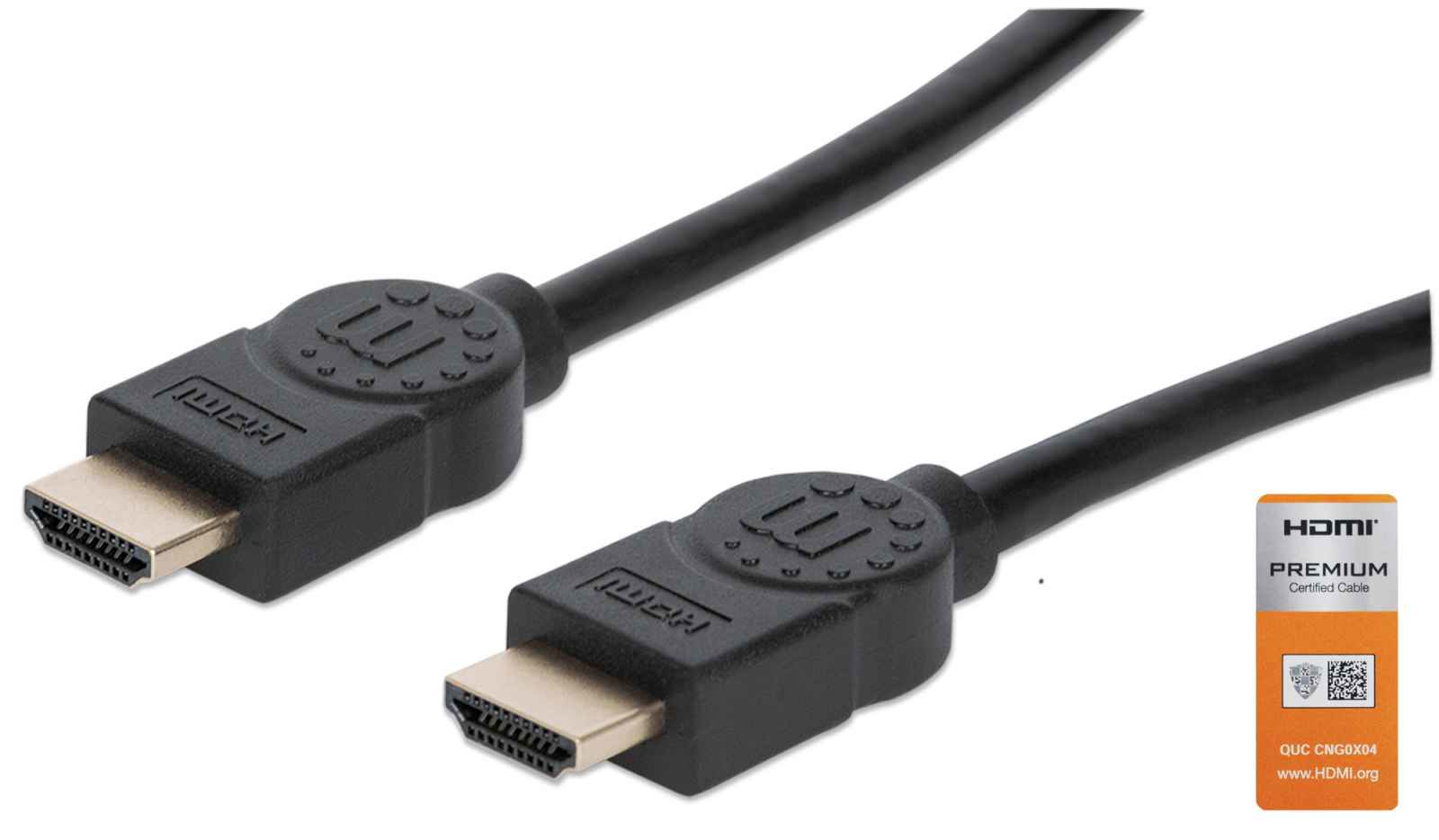 MANHATTAN Premium HDMI-Kabel Ethernet-Kanal 4K@60HZ 3m
