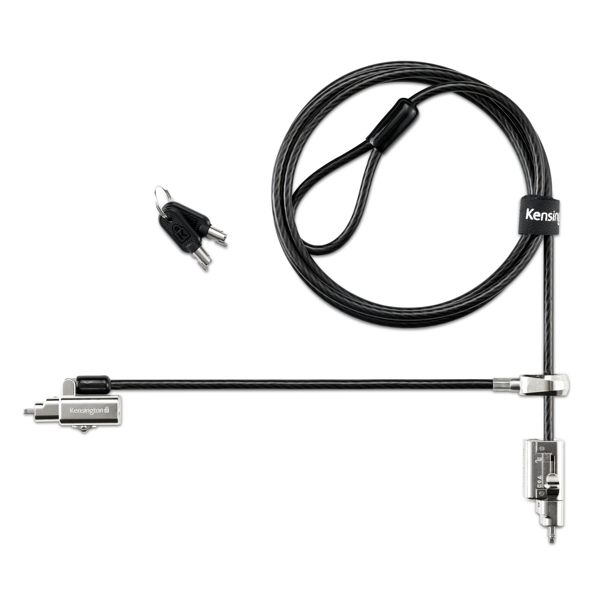 KENSINGTON Universal 3-in-1 2.0 Keyed Laptop Lock - Twin Lockheads KD