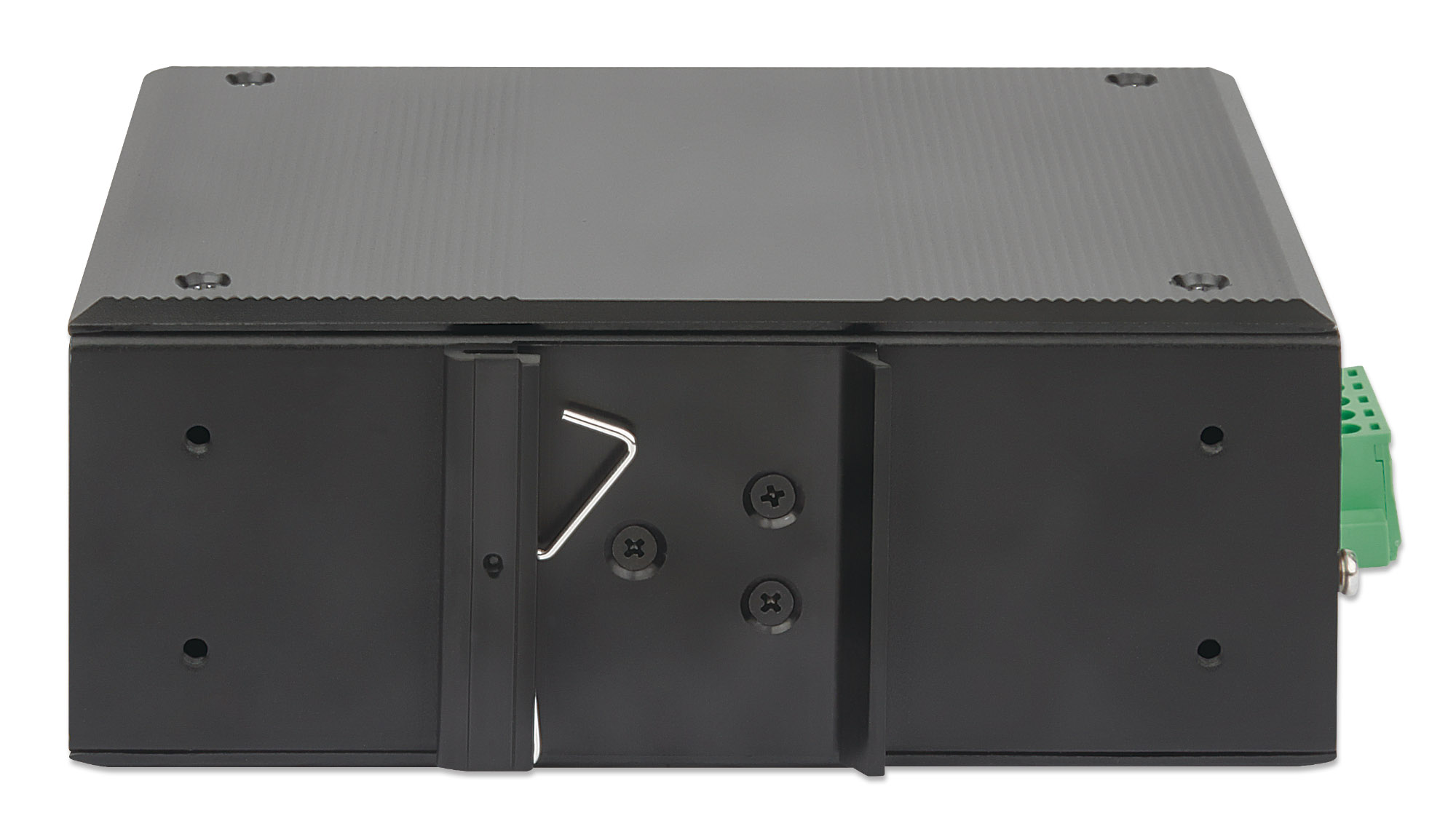 INTELLINET 8-Port PoE+ Gb Switch PoE-Passthrough 1xPD PoE 95W Eingangsstrom 7x PSE PoE Strombudget bis 120W DIN-Hutschienenmontage