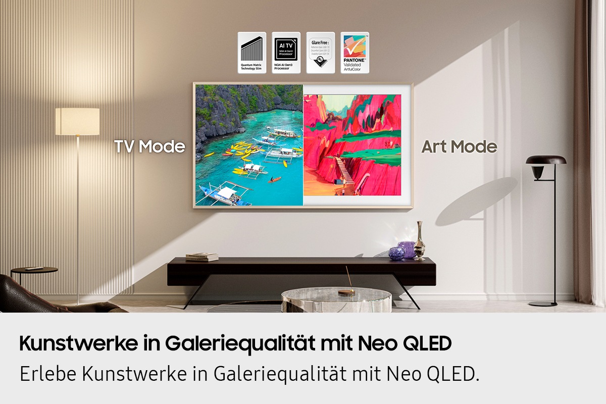GQ65LS03FWUXZG The Frame Pro, QLED-Fernseher