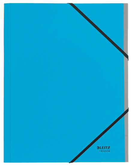 LEITZ Ordnungsmappe recycle 3914 6 Fächer blau, 1 St.