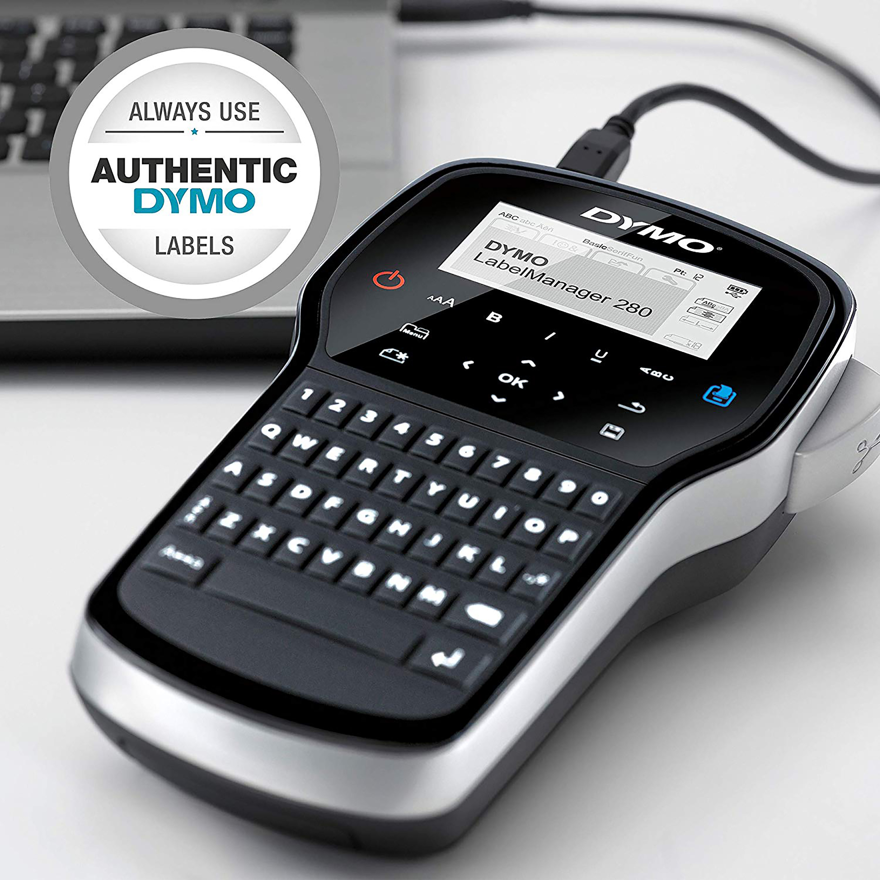 DYMO LabelManager 280 im praktischen Koffer(SoftCase)Qwerty