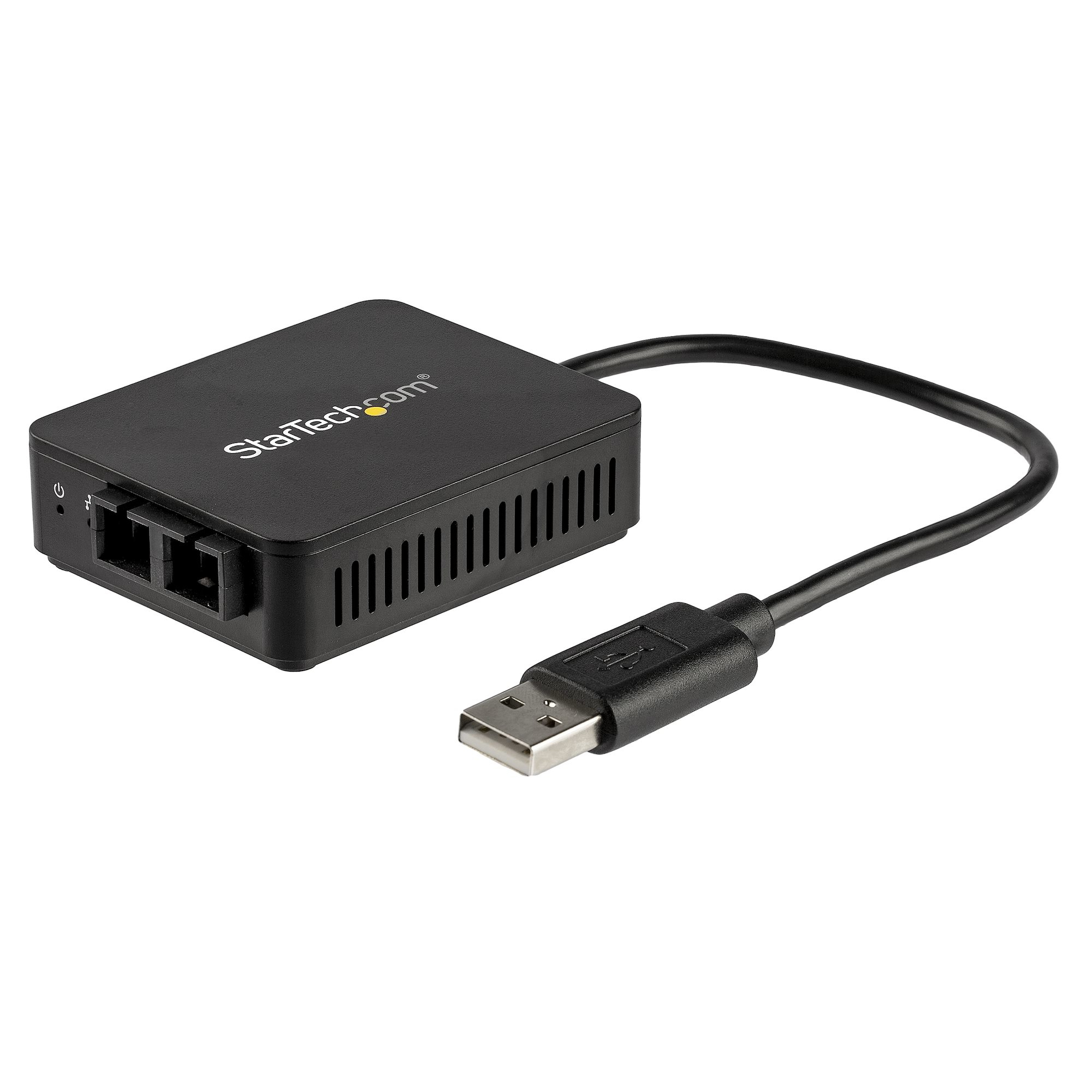 StarTech.com USB 2.0 auf LWL Konverter 100 Mbit/s 2 km Schwarz