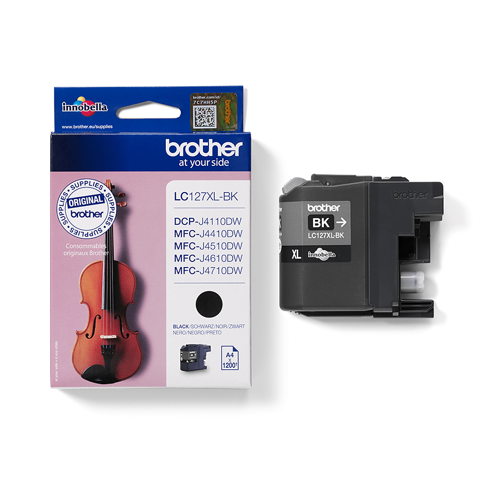 brother LC-127XLBK schwarz Druckerpatrone