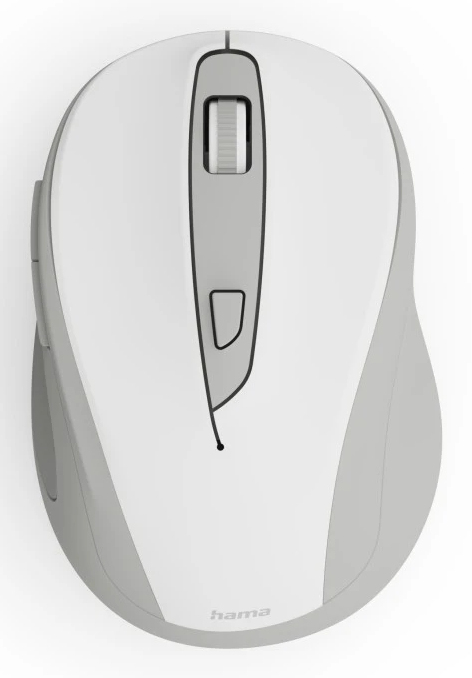 hama WM-400 Maus ergonomisch kabellos weiß