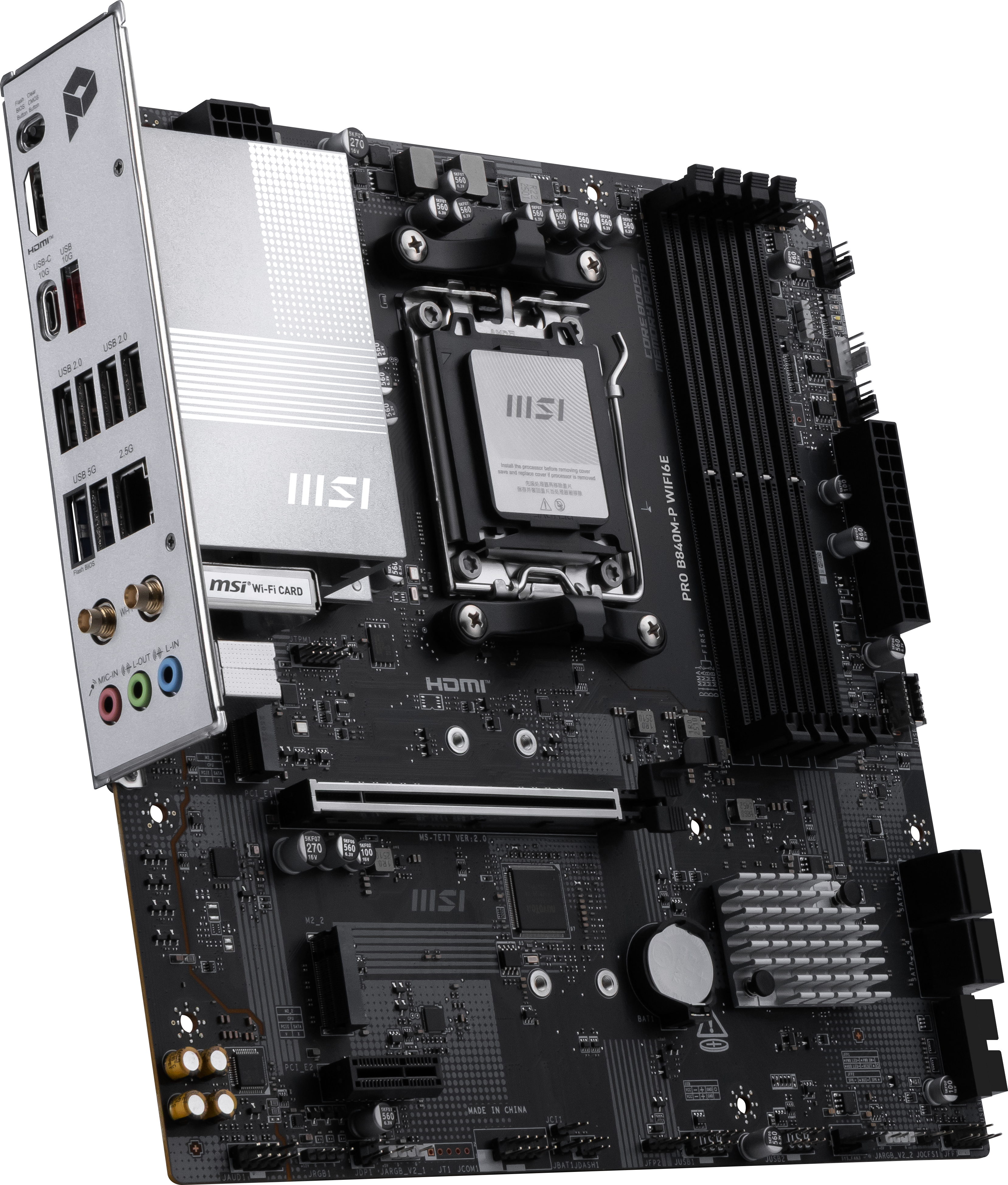 PRO B840M-P WIFI6E, Mainboard
