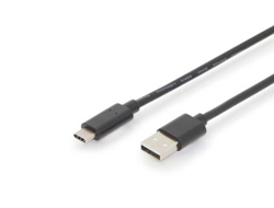 USB 2.0 Anschlusskabel USB-A > USB-C
