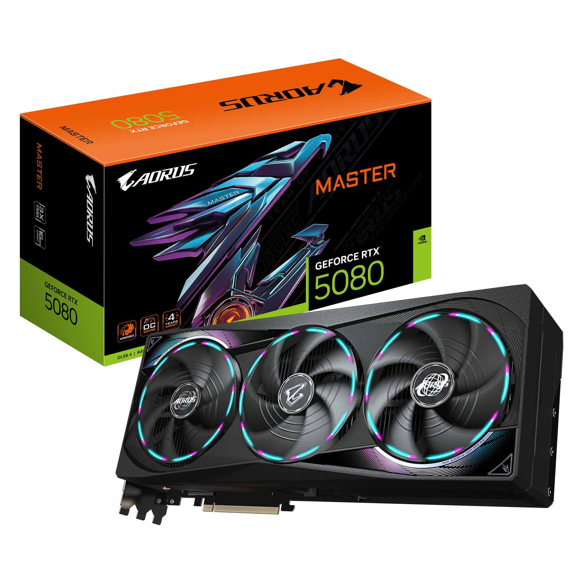 GIGABYTE AORUS GeForce RTX 5080 MASTER 16GB