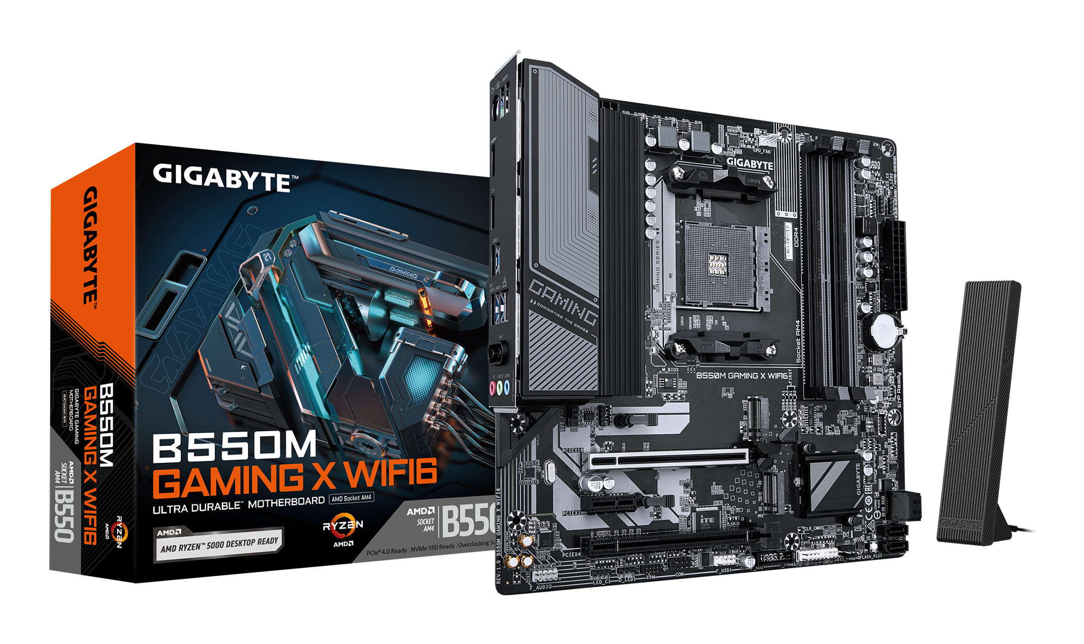 GIGABYTE B550M GAMING X WIFI6 AM4 4xDDR4 2xM.2 4xSATA