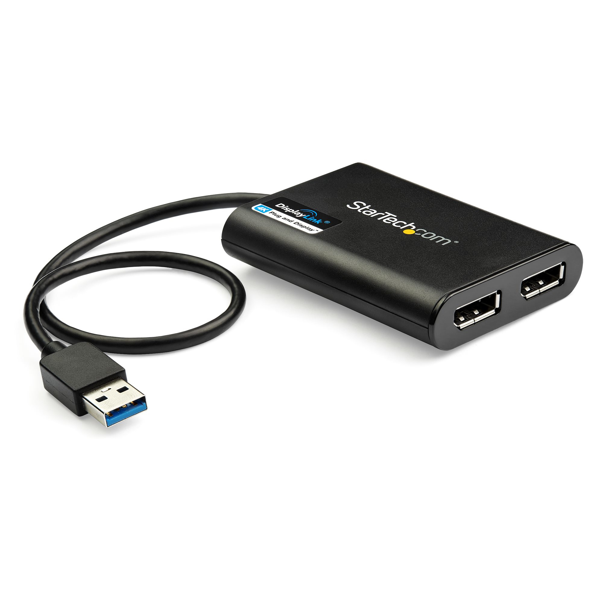 StarTech.com USB 3.0 zu Dual DisplayPort Adapter 4K 60Hz