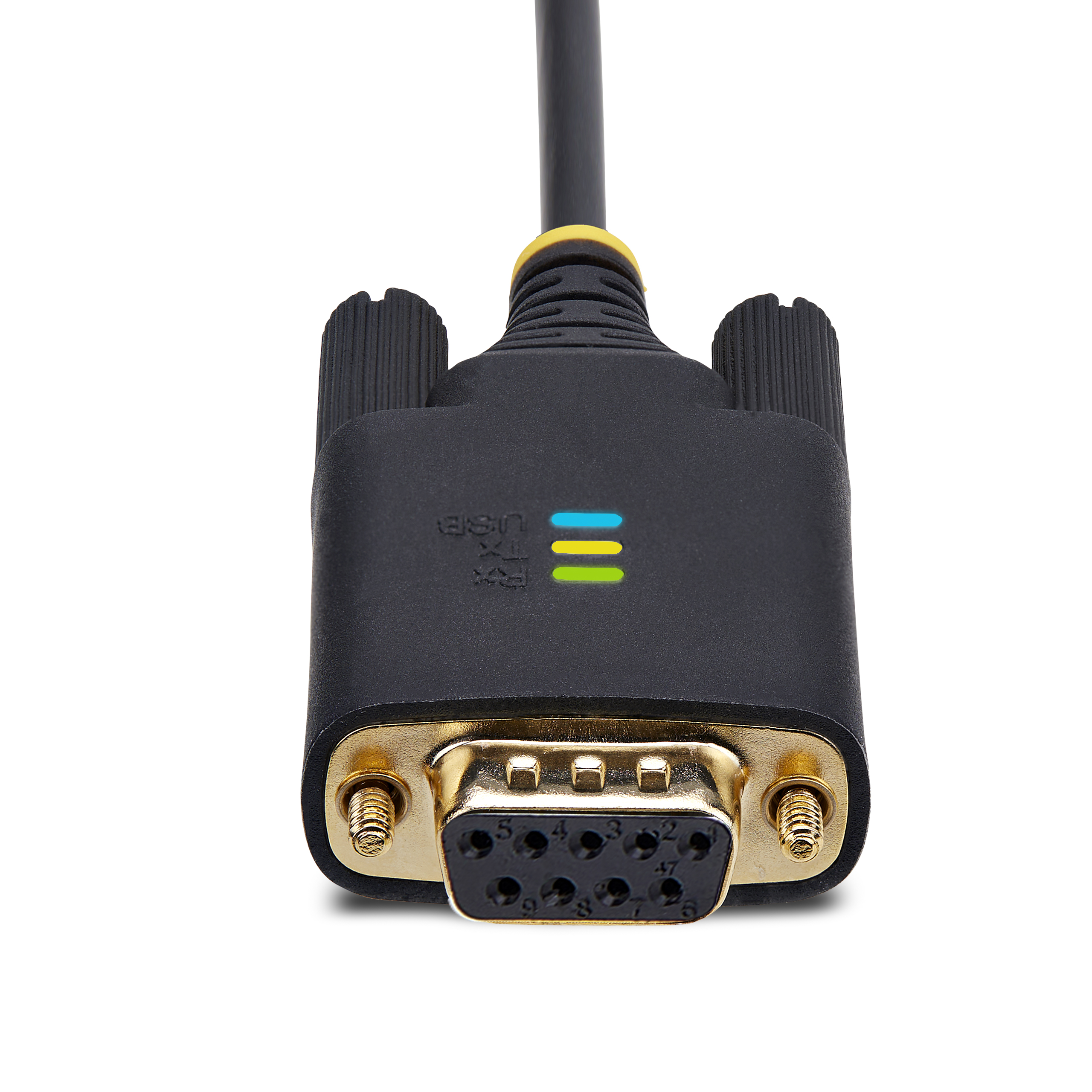 STARTECH.COM 2m USB Null Modem Kabel USB Seriell Adapter COM Retention FTDI USB RS232 Wechselbare DB9 Schrauben/Muttern
