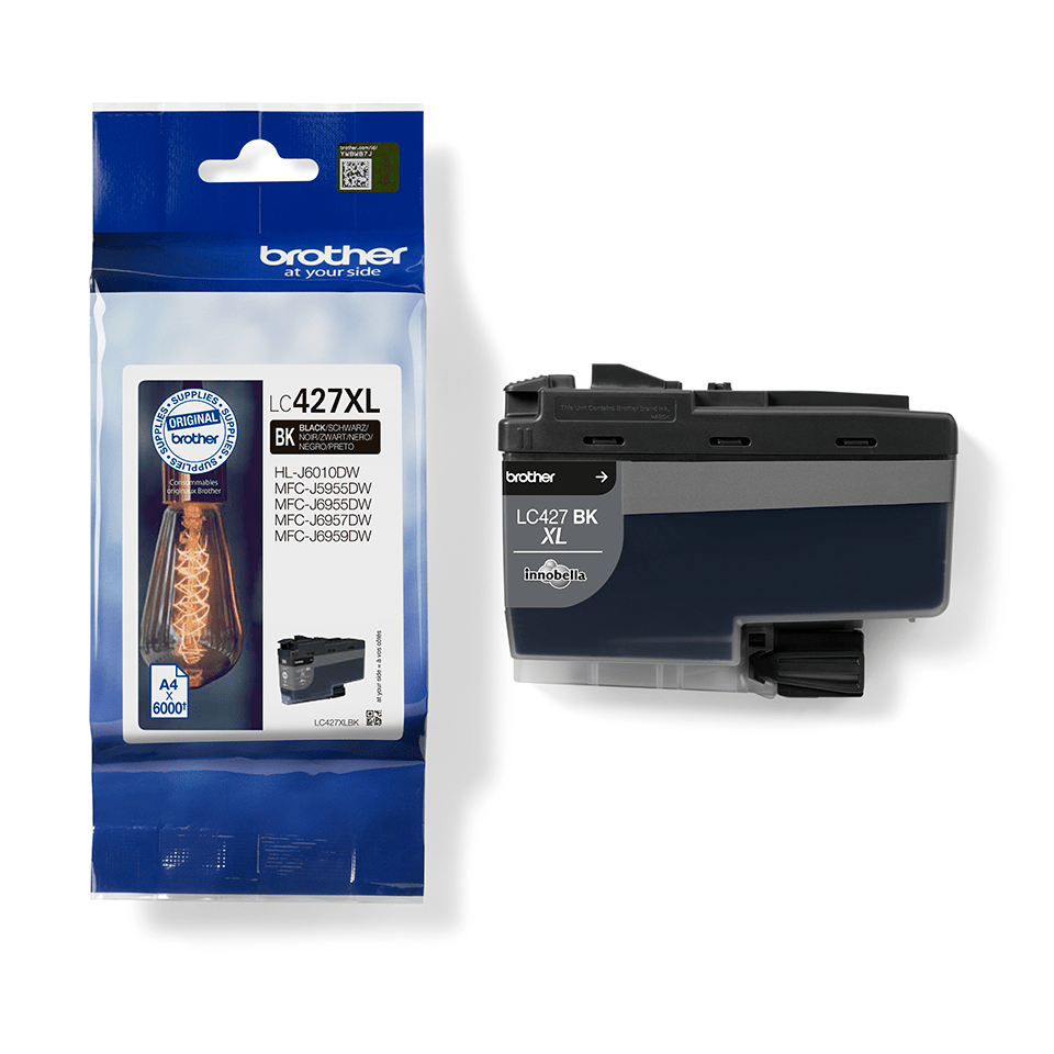 BROTHER Black Ink Cartridge - 6000 Pages