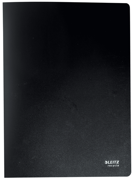 LEITZ Recycle 4676 Sichtbuch DIN A4, 20 Hüllen schwarz, 1 St.