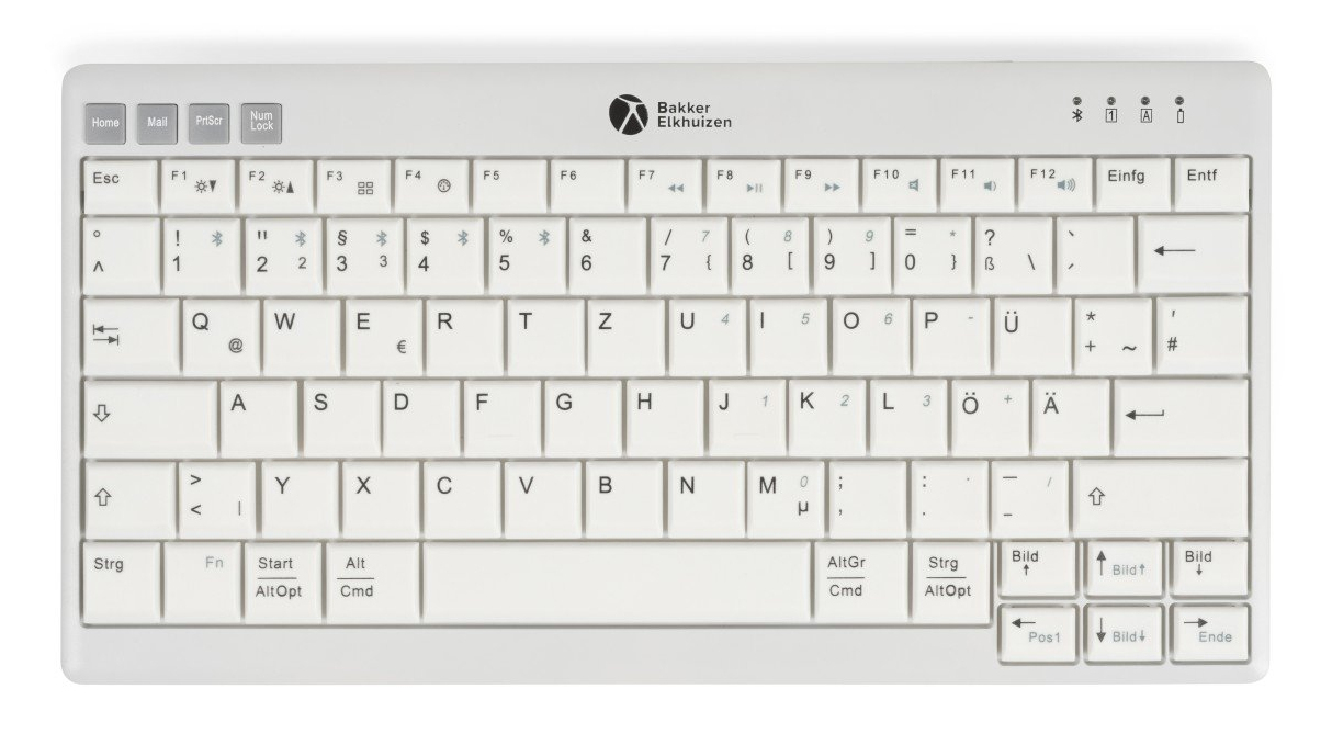 BakkerElkhuizen Tastatur UltraBoard 950 V2 Wireless (DE) retail