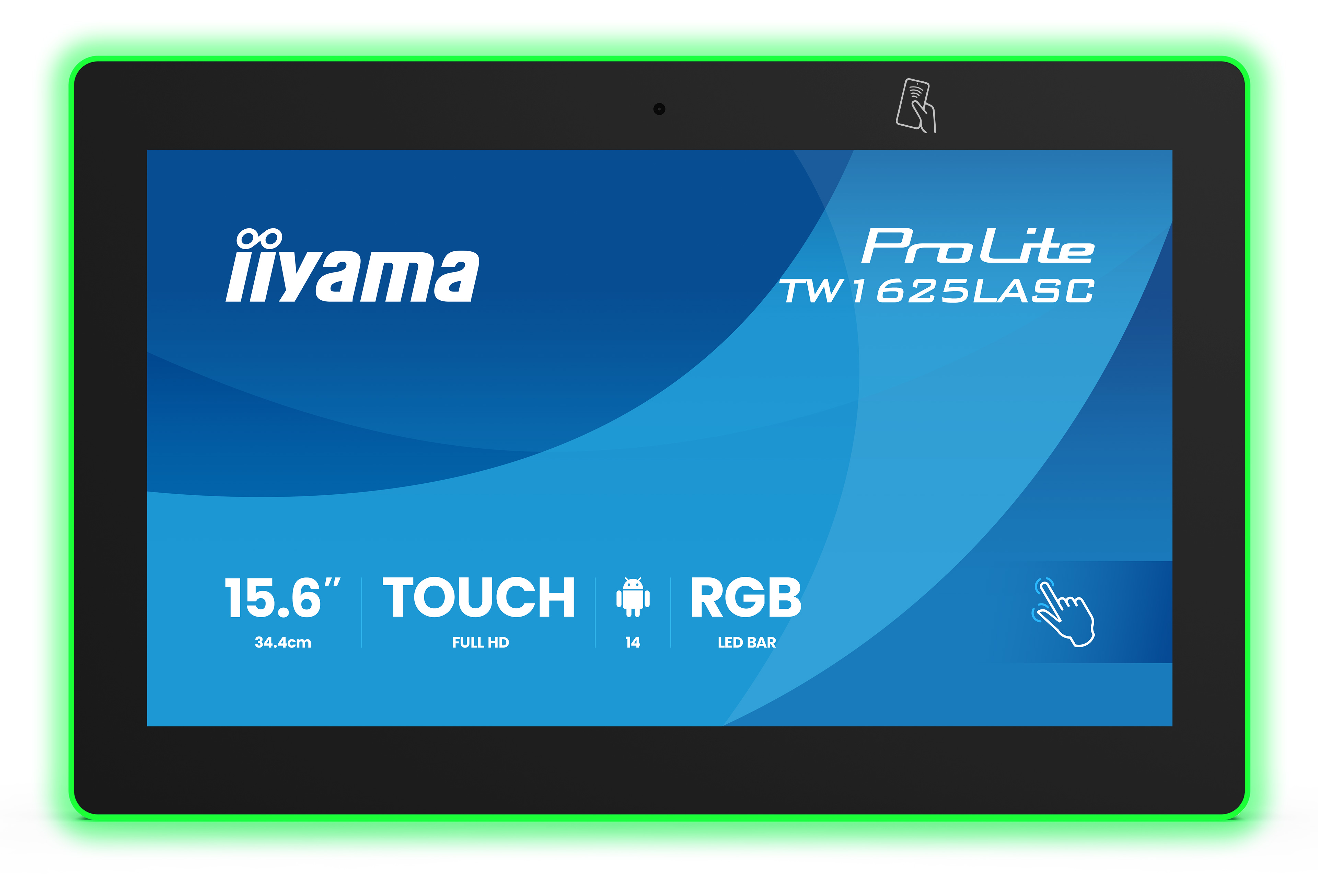 IIYAMA 34.4cm (15,6) TW1625LASC-B3PNR 16:9 M-Touch IPS