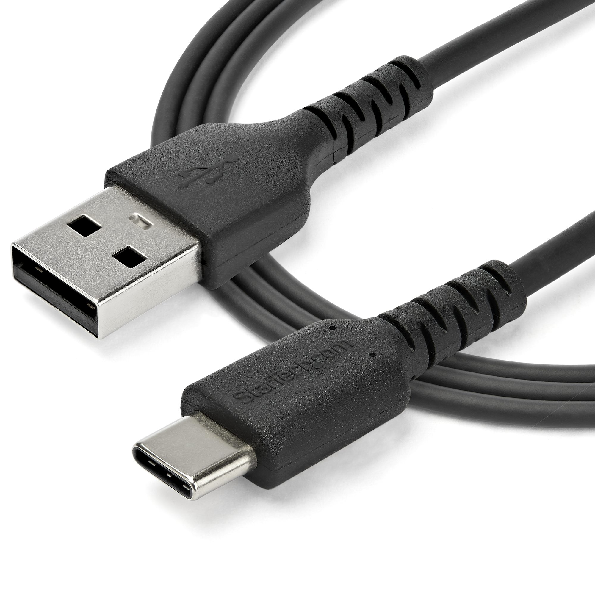 2 M USB 2.0 TO USB C CABLE CABLE BLACK ARAMID FIBER