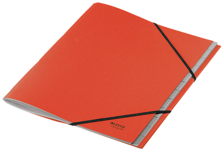 LEITZ Ordnungsmappe recycle 3915 12 Fächer rot, 1 St.