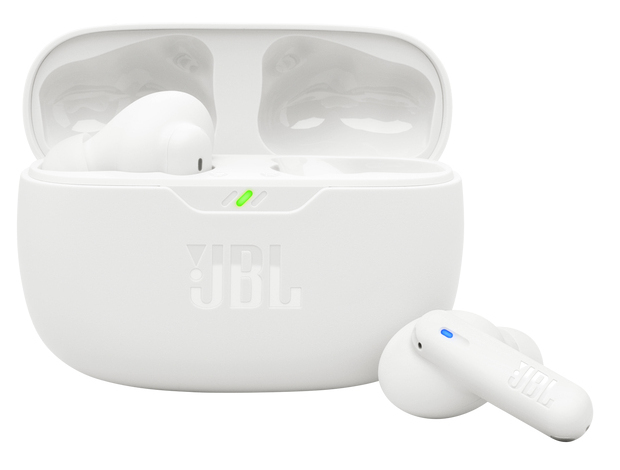 JBL Wave Beam 2 Kabellose Bluetooth-In-Ear-Kopfhörer mit Noise-Cancelling, Weiß
