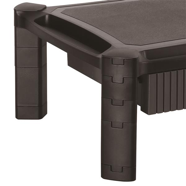 STARTECH.COM Adjustable Monitor Riser - Drawer - Monitors up to 32in - Adjustable Height - Monitor Stand - Computer Monitor Riser