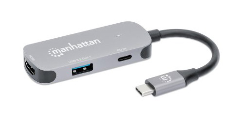 MANHATTAN USB-C auf HDMI 3-in-1 Docking-Konverter mit PD