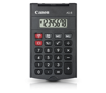 Canon AS-8 Taschenrechner schwarz