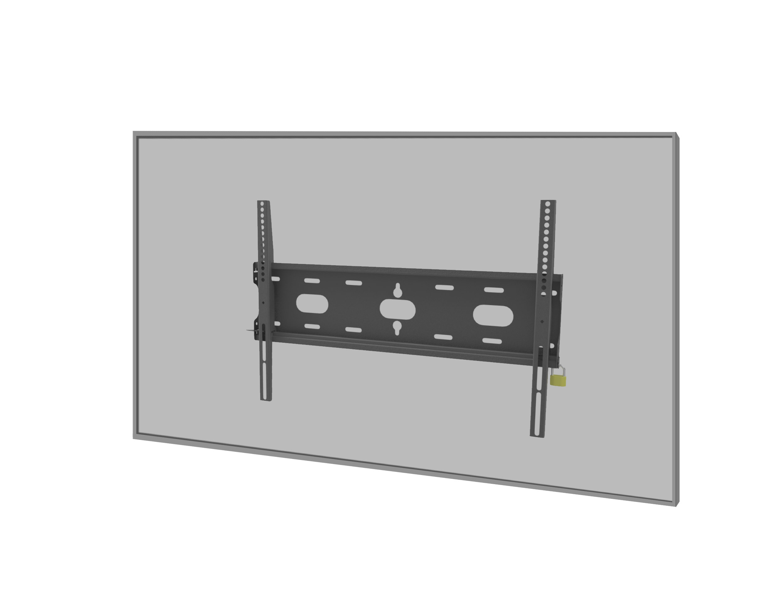 UNIVERSAL WALL MOUNT VESA 600X400 LOCABLE DESIGNED FOR TOU
