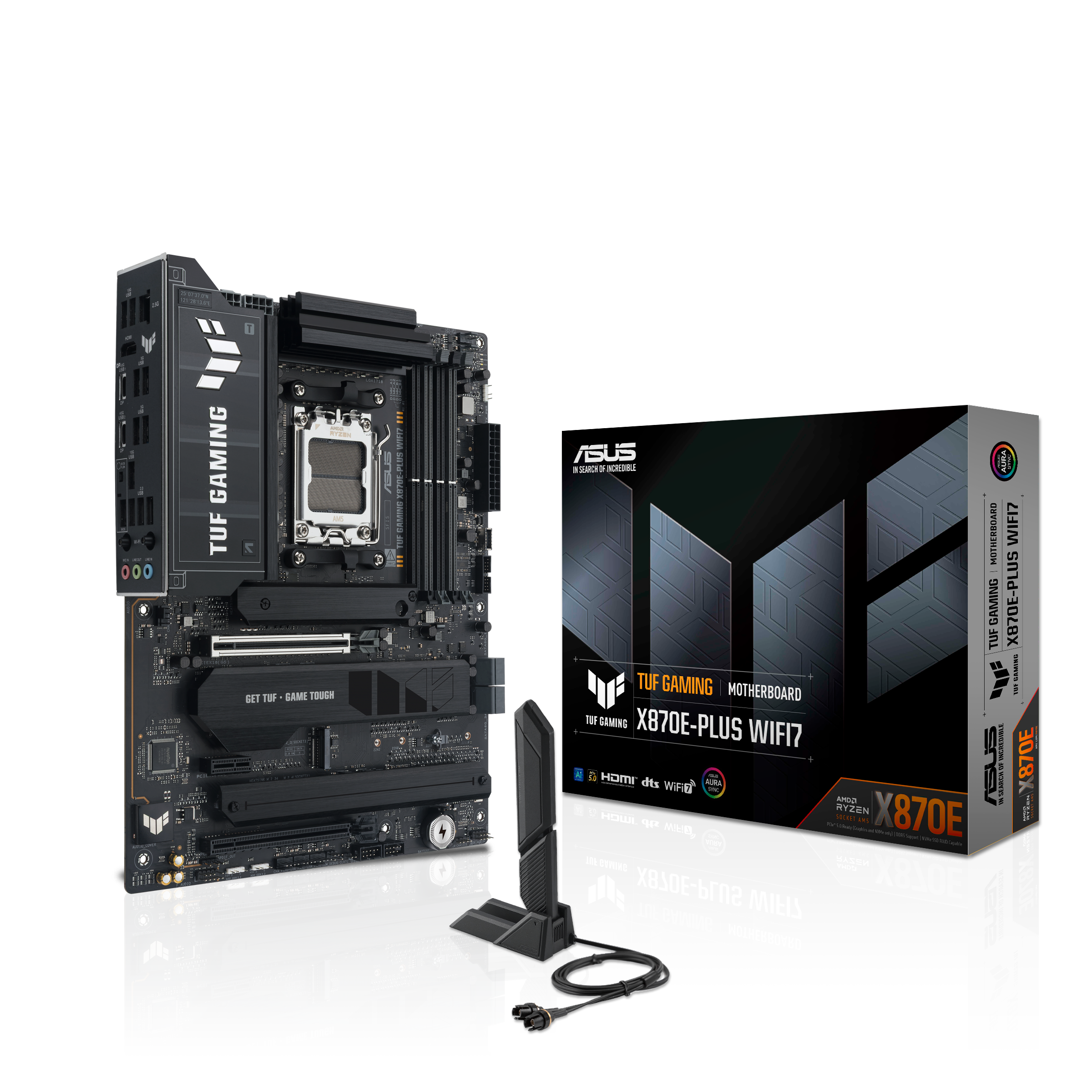 ASUS TUF GAMING X870E-PLUS WIFI7 (AMD,AM5,DDR5,ATX)