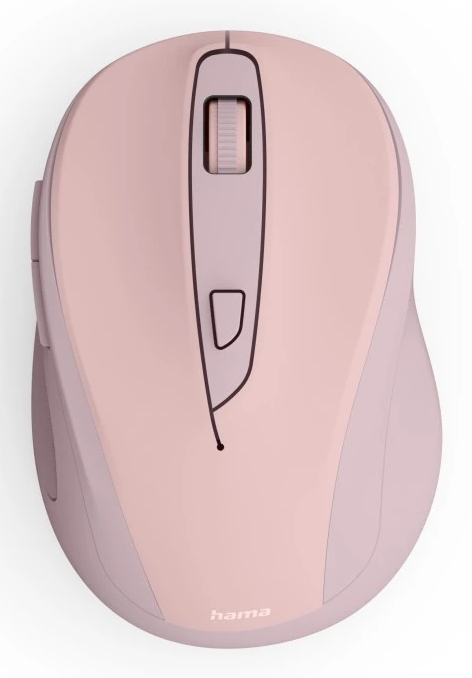 hama WM-400 Maus ergonomisch kabellos pink
